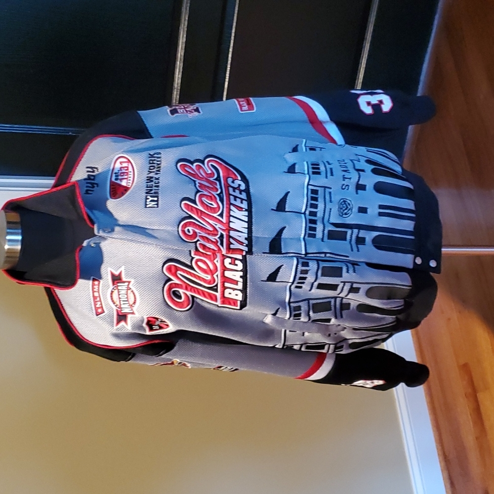 Men's Black Yankees Baseball Bomber